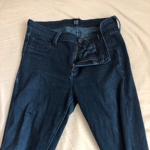 very good condition - GAP navy skinny jeggings size 27